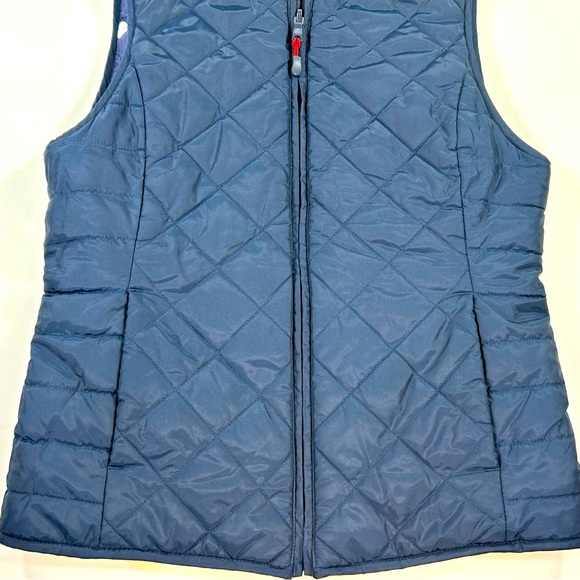 Banana Republic Reversible Polka Dot Puffer Vest Size XS Women’s - Picture 9 of 15